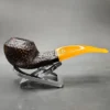Rattray's Six Friends 6 Rusticated Bent Bulldog Estate Briar Pipe, Unsmoked, 9mm - Image 4