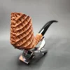 HS Studio Rusticated Volcano Estate Briar Pipe, Unsmoked - Image 4