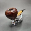 HS Studio Signature Smooth Acorn w/ Bamboo Estate Briar Pipe, Unsmoked - Image 4