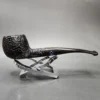 Sasieni 4 Dot Ruff Root Dark Prince Estate Briar Pipe, Unsmoked - Image 4