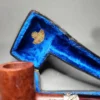Pre-Kaywoodie KBB Blue Line Bakelite w/Gold Smooth Poker Estate Briar Pipe, Unsmoked - Image 4