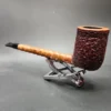 Radice Rind O GG XL Rusticated Lovat Estate Briar Pipe, Italian Estates - Image 5