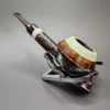 Sebastian Heck Squat Rhodesian w/ Elforyn Handmade Briar Pipe, New - Image 5