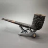 Paolo Becker Rusticated Canadian Estate Briar Pipe, Italian Estates - Image 5