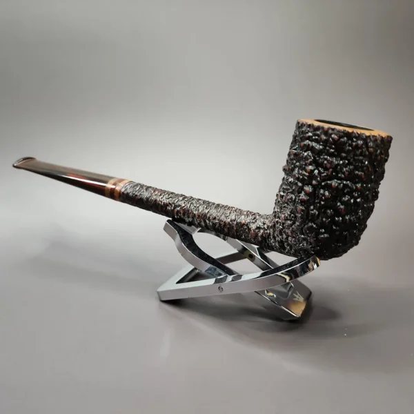 Paolo Becker Rusticated Canadian Estate Briar Pipe, Italian Estates - Image 5