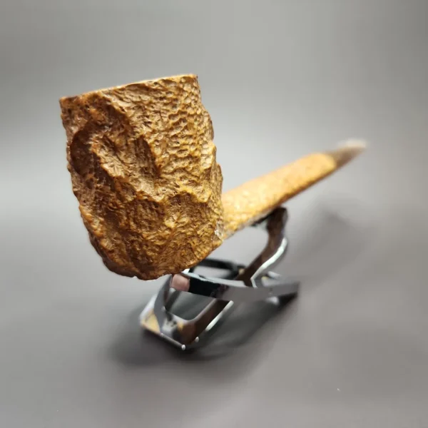 Savinelli Estella 803 EX Rusticated Lumberman Estate Briar Pipe, Italian Estates - Image 5