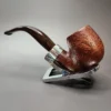 Savinelli Club 614 Sandblasted Bent Billiard Estate Briar Pipe, Italian Estates - Image 5