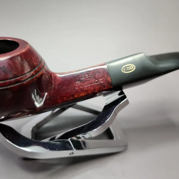 GBD Popular 56071 Smooth Bent Bulldog Estate Briar Pipe, Unsmoked - Image 5
