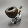 HS Studio Sandblasted Acorn Estate Briar Pipe, Unsmoked - Image 5