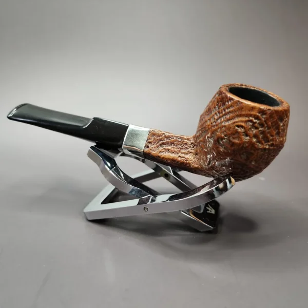 Dunhill 1969 Tanshell 48 Sandblasted Bulldog Estate Briar Pipe, English Estates - Image 5
