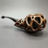 Moonlight "Lotus Pod" Author Handmade Briar Pipe, New - Image 5