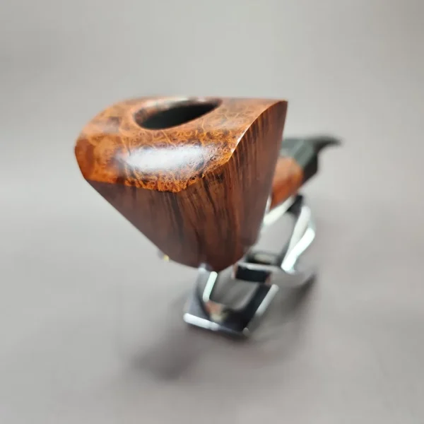 Kai Nielsen Flame Grain Panel Dublin Estate Briar Pipe, Danish Estates, 9mm - Image 4