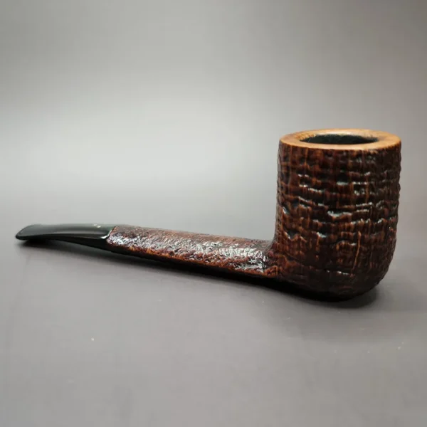 Savinelli Giubileo d'Oro Straight Grain Fiammata 814 KS Estate Briar Pipe, Italian Estates - Image 5