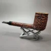 Ser Jacopo R1 Rusticated Lovat Estate Briar Pipe, Italian Estates - Image 5
