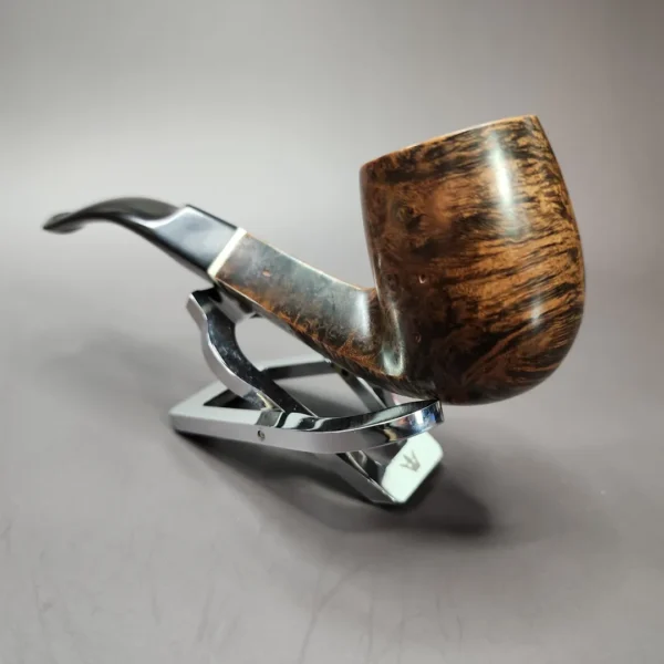 Chacom Etoile 101 Smooth Bent Billiard Estate Briar Pipe, French Estates - Image 5
