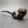 HS Studio Sandblasted Cobra Estate Briar Pipe, Unsmoked - Image 5