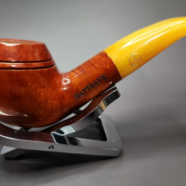 Rattray's Angels' Share 105 Smooth Rhodesian Estate Briar Pipe, Unsmoked, 9mm - Image 5