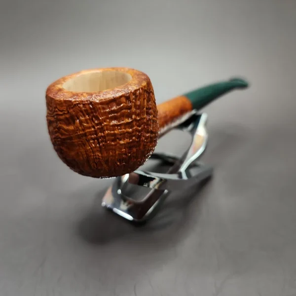 Jesse Jones 2022 Sandblasted Prince w/ Tamper Estate Briar Pipe, Unsmoked - Image 5