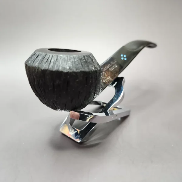 Sasieni 4 Dot Rustic XL Bent Bulldog Estate Briar Pipe, Unsmoked - Image 5