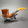 Peterson Amber Spigot D16 Smooth Dublin Estate Briar Pipe, Unsmoked - Image 5