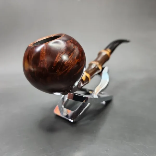 HS Studio Signature Bamboo Acorn Estate Briar Pipe, Unsmoked - Image 5