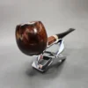 Jacobean Original by Les Wood Smooth Apple Estate Briar Pipe, Unsmoked - Image 5
