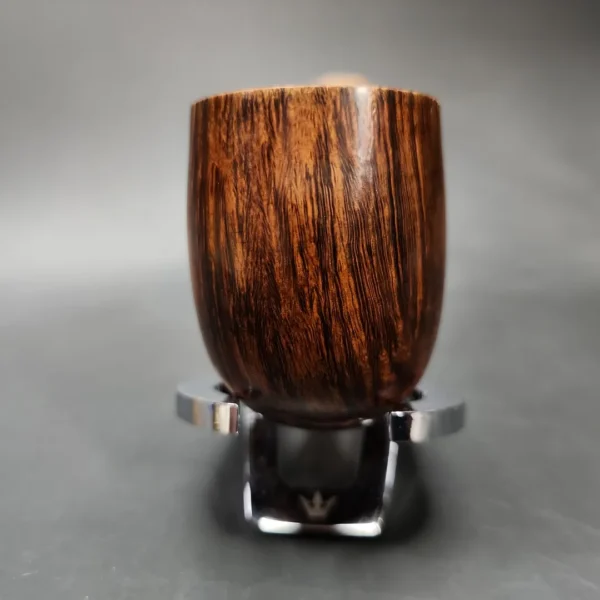 JT Cooke Smooth Bent Billiard w/ Shell Mount Estate Briar Pipe, American Estates - Image 5