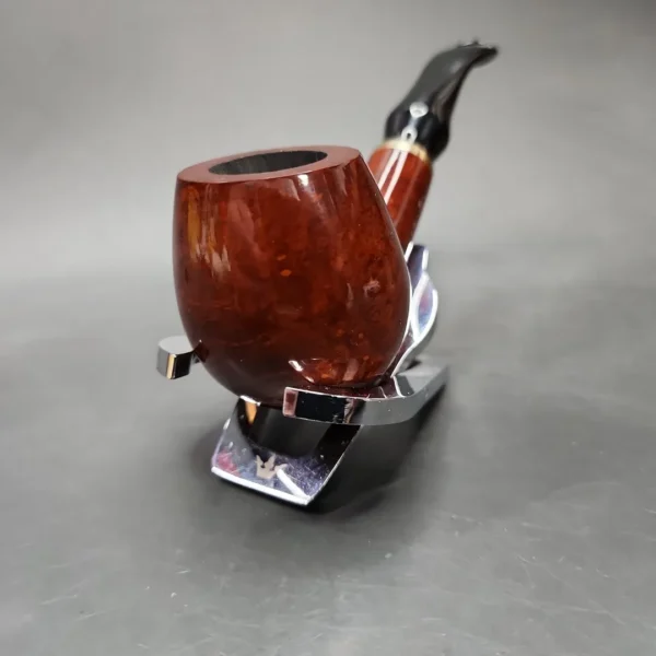 Vauen 6861 Smooth Bent Brandy Estate Briar Pipe, Unsmoked, 9mm - Image 5