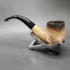 Kiko Rusticated Bent Billiard Estate African Block Meerschaum, Other Estates - Image 5