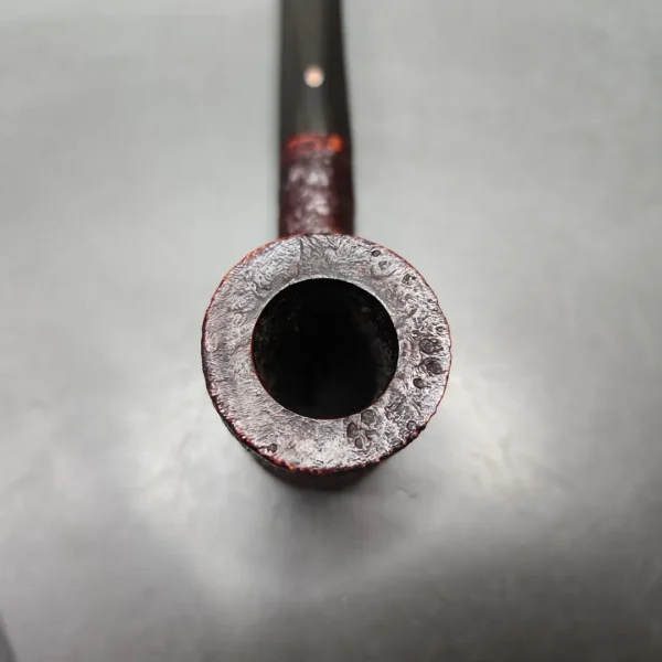 Ashton Pebble 2006  Grain XX Sandblasted Poker Estate Briar Pipe, English Estates - Image 5