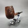 Astleys Sandblasted Brandy Estate Briar Pipe, English Estates, 9mm - Image 5