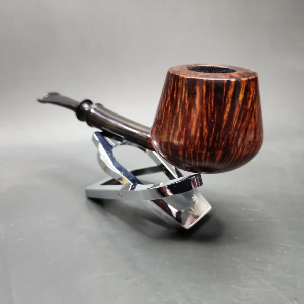 Vitale Smooth Pot w/ Horn (Sun) Handmade Briar Pipe, New - Image 5
