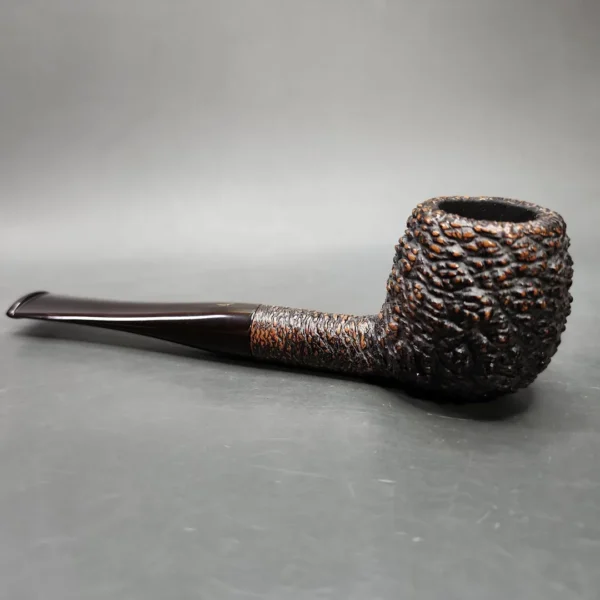 Savinelli Capri Root Briar 207 Rusticated Apple Estate Briar Pipe, Italian Estates - Image 5