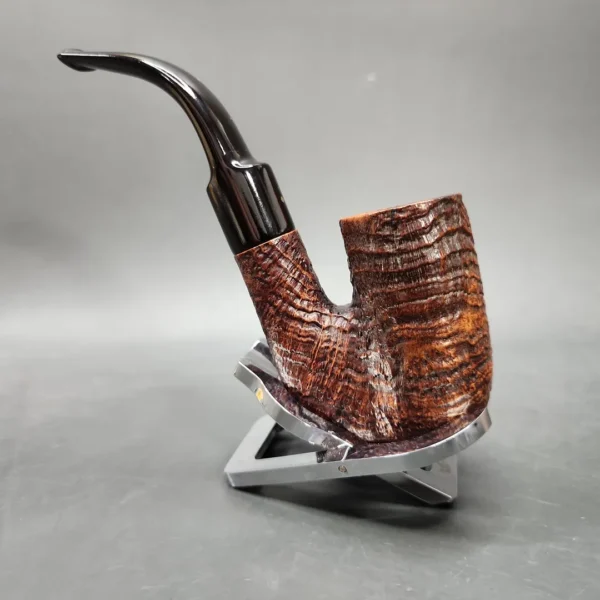 Pre-1970 Savinelli Punto Oro Gigantes 6004 Oom Paul Estate Briar Pipe, Italian Estates - Image 5