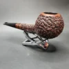 2001 Steve Weiner XXL Rusticated Apple Estate Briar Pipe, American Estates - Image 6