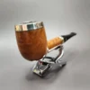 Peterson 2000 106 Silver Cap Smooth Natural Estate Briar Pipe, Unsmoked - Image 6