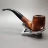 Sasieni 4 Dot Walnut Smooth Bent Billiard Estate Briar Pipe, Unsmoked - Image 6