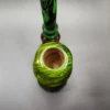 Mutcat Large Green "Swimming Calabash" Handmade Pipe, New - Image 6