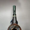 Nathan Armentout Sandblasted Bullcap w/ Boxwood Handmade Briar Pipe, New - Image 6