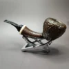 HS Studio Sandblasted Acorn Estate Briar Pipe, Unsmoked - Image 6