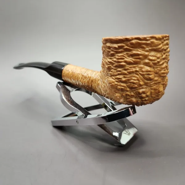 Savinelli Punto Oro Corallo 121 KS Bent Pot Estate Briar Pipe, Italian Estates - Image 6