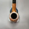 Parker Golden Bark Sandblasted Bent Billiard Estate Briar Pipe, English Estates - Image 6
