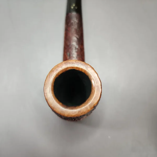 Savinelli Giubileo d'Oro Straight Grain Fiammata 814 KS Estate Briar Pipe, Italian Estates - Image 6