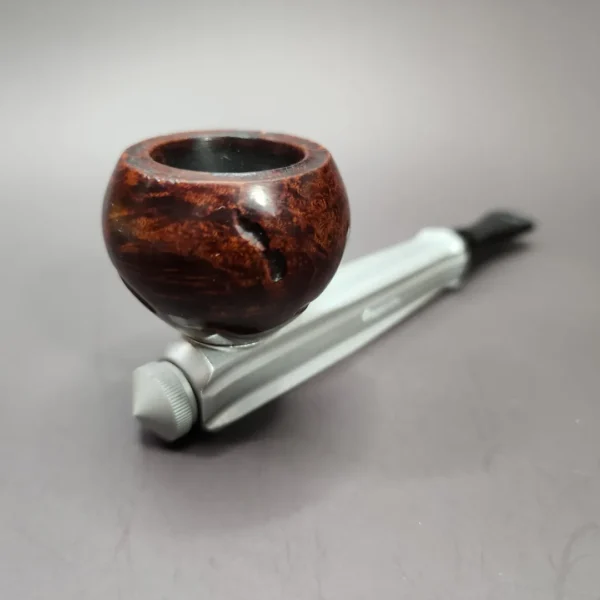 Kirsten Companion K Partially Rusticated Estate Briar Pipe, American Estates - Image 6