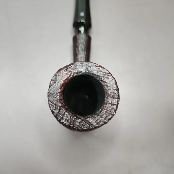 Hilson Viva 108 Sandblasted Stack Estate Briar Pipe, Belgian Estates - Image 6
