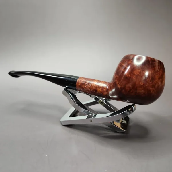 Sasieni 4 Dot Walnut 9 Smooth Prince Estate Briar Pipe, Unsmoked - Image 6