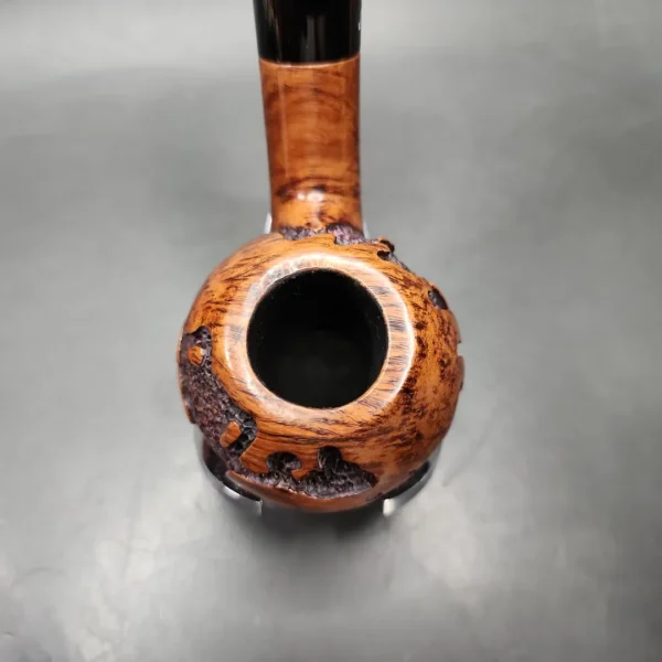 Design Berlin Handmade Bent Apple Estate Briar Pipe, German Estates - Image 6