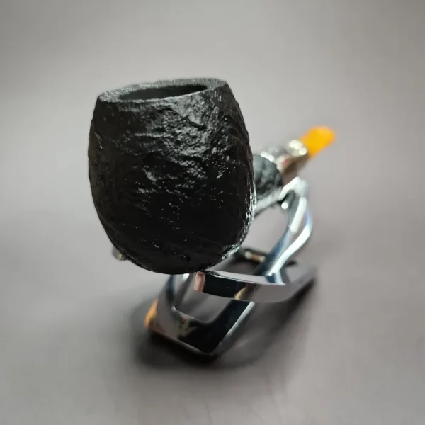 Peterson Amber Spigot 87 Sandblasted Apple Estate Briar Pipe, Unsmoked - Image 6