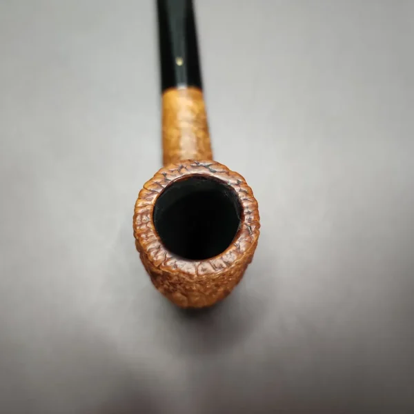 Savinelli Punto Oro Corallo 130 KS Rusticated Stack Estate Briar Pipe, Italian Estates - Image 6