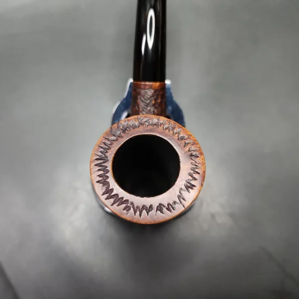 Julius Vesz Hand Made Rusticated Dublin Estate Briar Pipe, Canadian Estates - Image 6
